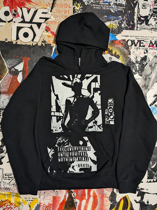 FOMO Collection Collage Graffiti Doll Hoodie - M - 8826