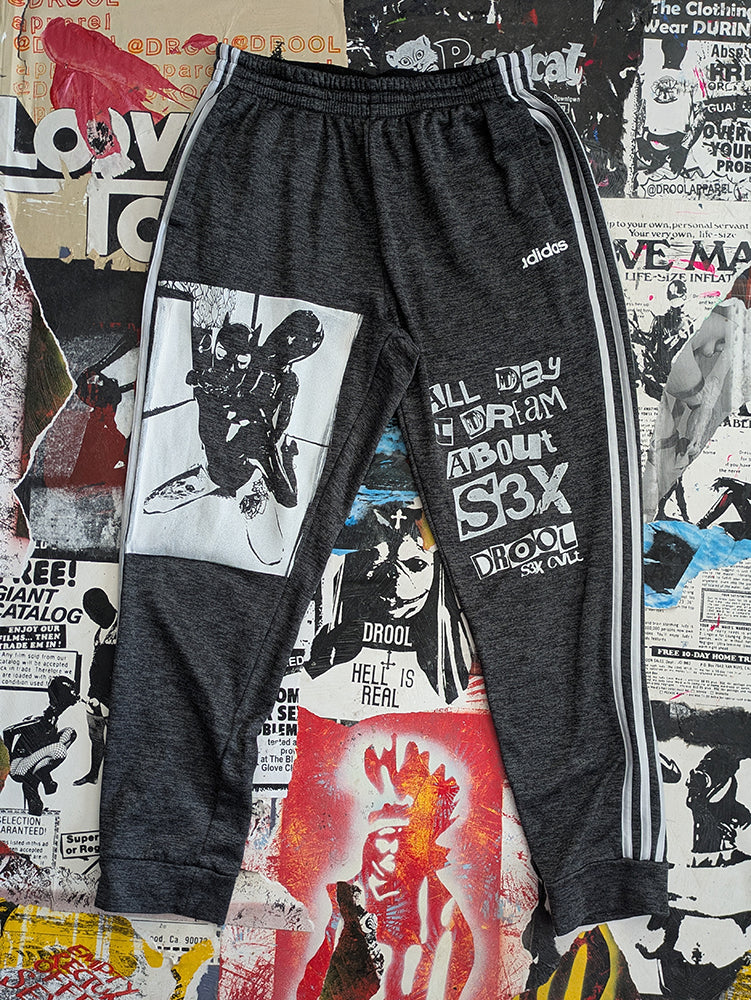 FOMO Collection DISTRESSED A.D.I.D.A.S. Throat Hug Jogger - M(28" waist, 38" length) - 9022