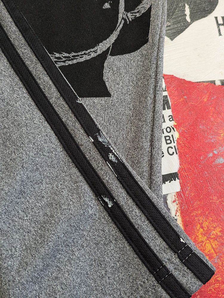 FOMO Collection  DISTRESSED A.D.I.D.A.S. Manifesto Sweatpants - L(32" waist, 35" length) - 9027