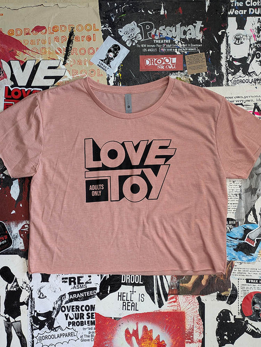FOMO Collection Love Toy Raw Cut Crop Top - XL - 973