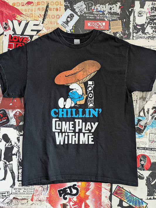 FOMO Collection DISTRESSED Smurf Come Play With Me - L - 975