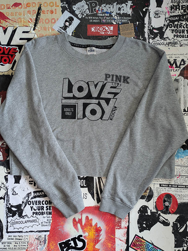 FOMO Collection Love Toy Raw Cut Crop Top - L - 9723