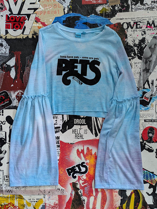 FOMO Collection Pets Raw Cut Crop Top  - S - 10033