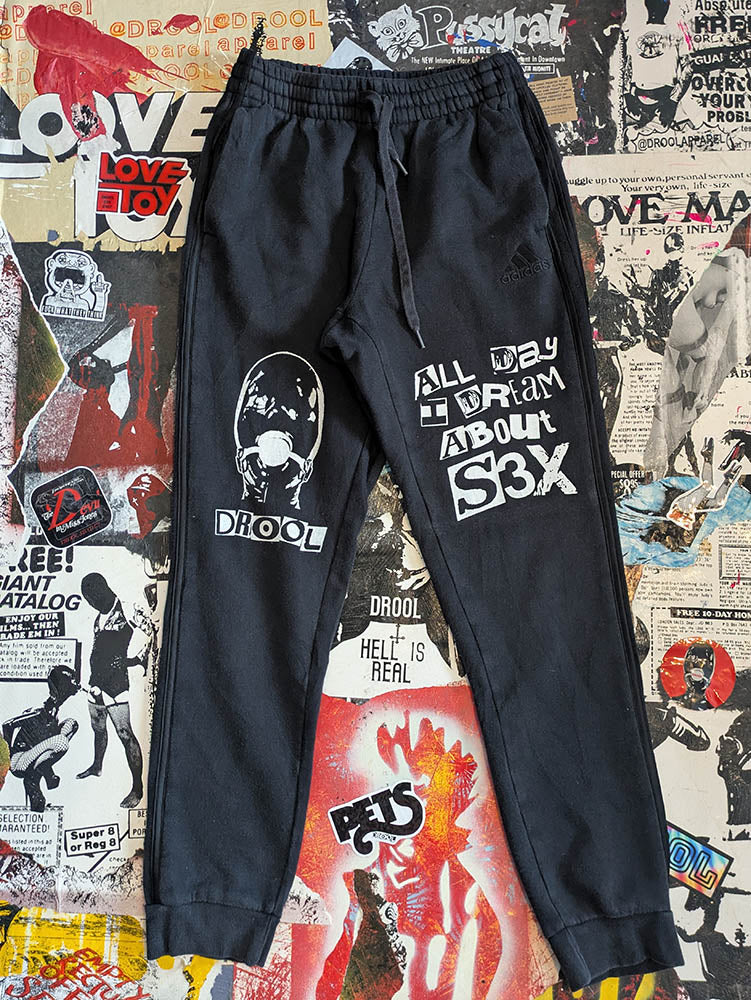 FOMO Collection A.D.I.D.A.S. Manifesto Joggers  - Small(Waist = 26" - Inseam = 29" - Length = 37.5") - 10114