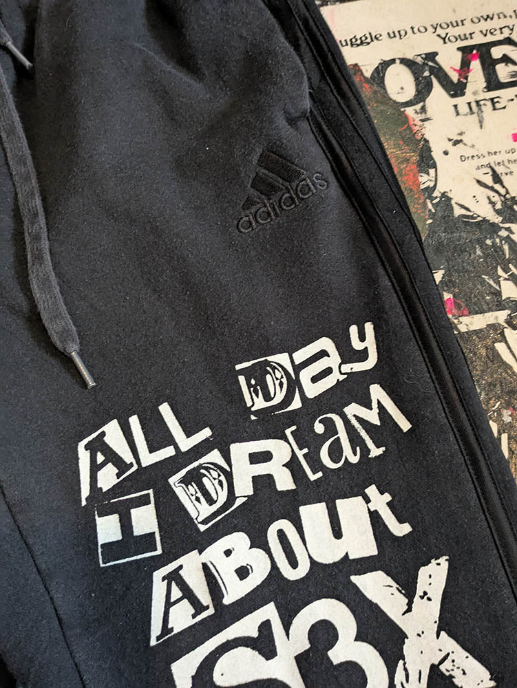 FOMO Collection A.D.I.D.A.S. Manifesto Joggers  - Small(Waist = 26" - Inseam = 29" - Length = 37.5") - 10114