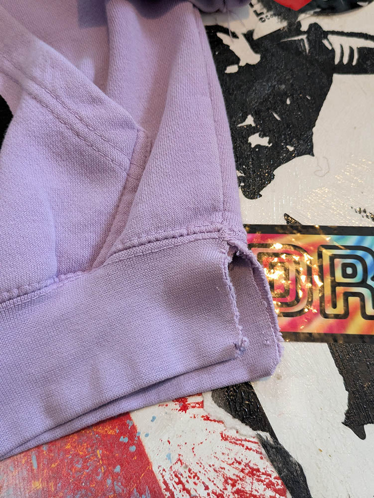 FOMO Collection Collage Grateful Dead Pets / Rubber Pup Hoodie  - L - 10118
