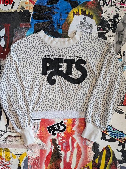 FOMO Collection Pets Raw Cut Crop Top  - M - 10131