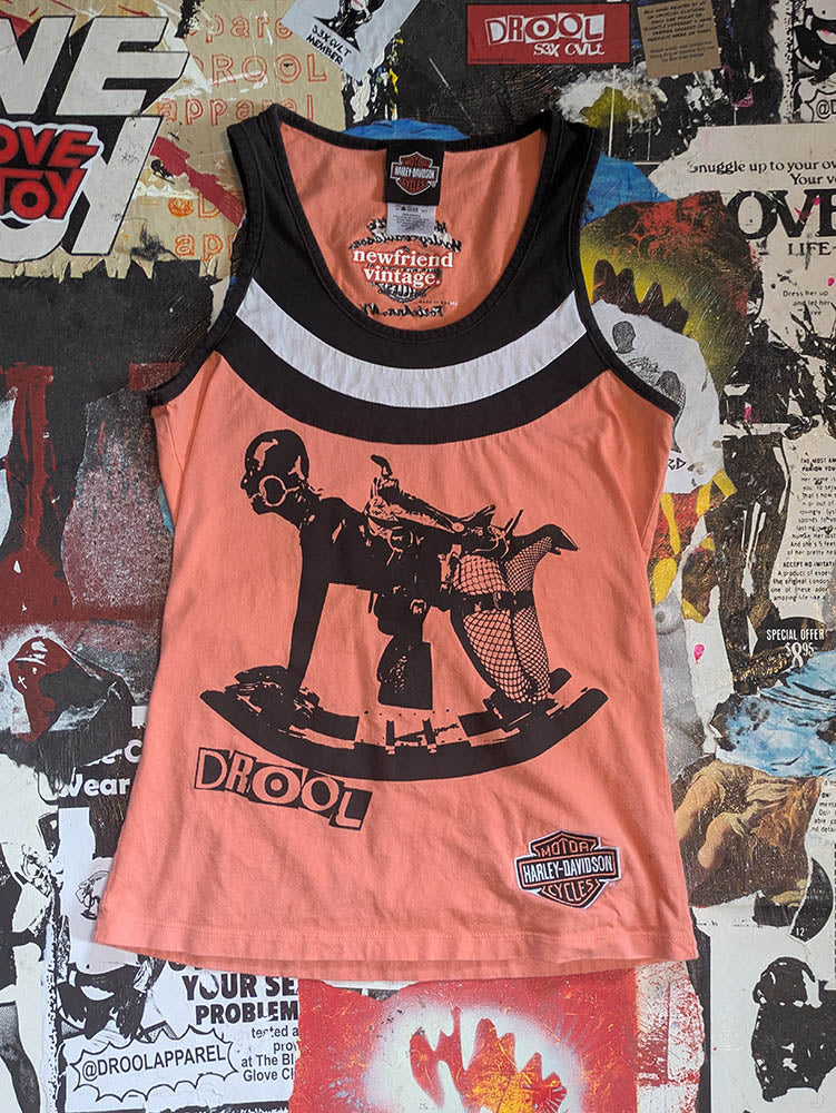 FOMO Collection Harley Davidson Rubber Pony Tank Top  - Small - 10236