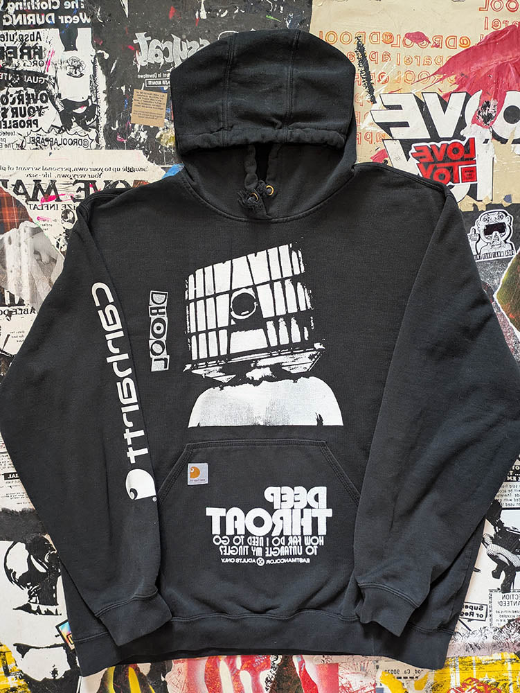 FOMO Collection Collage Carhartt Glory Box / Deep Throat Hoodie  - 2XL - 10335
