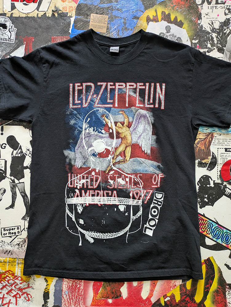 FOMO Collection Led Zeppelin Manifesto T-Shirt - M - 10414