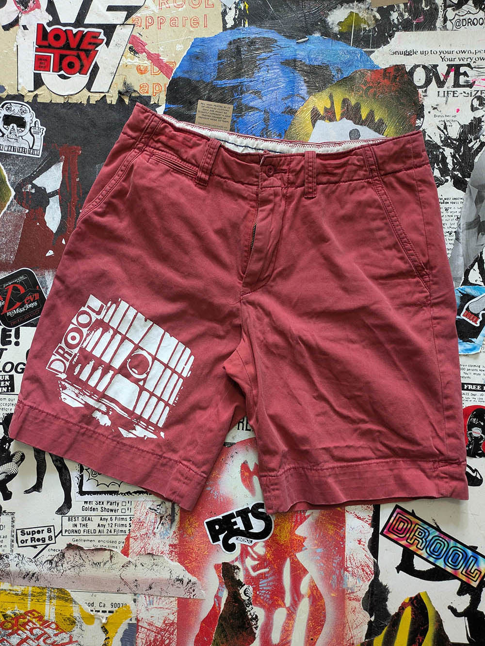 FOMO Collection Ralph Lauren Glory Box Shorts - M/L(Waist = 34" - Inseam = 10" - Length = 20") - 10436