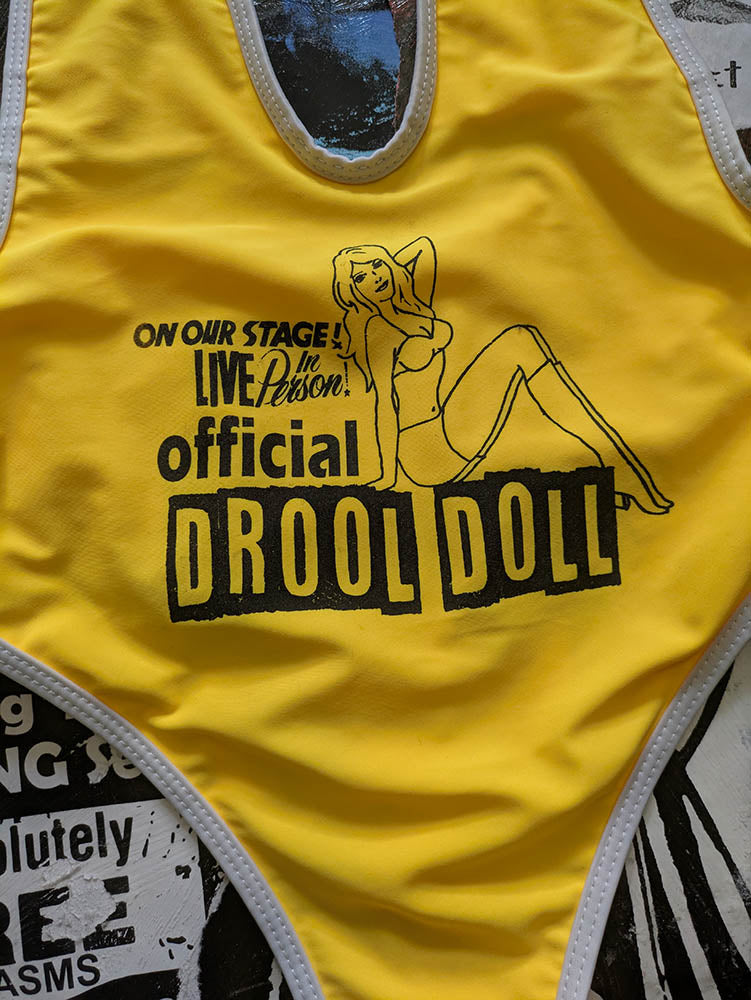 FOMO Collection Drool Doll One Piece Swimsuit - S(Hip to Crotch = 12" - Length = 23" - Pit to Pit 13") - 10441