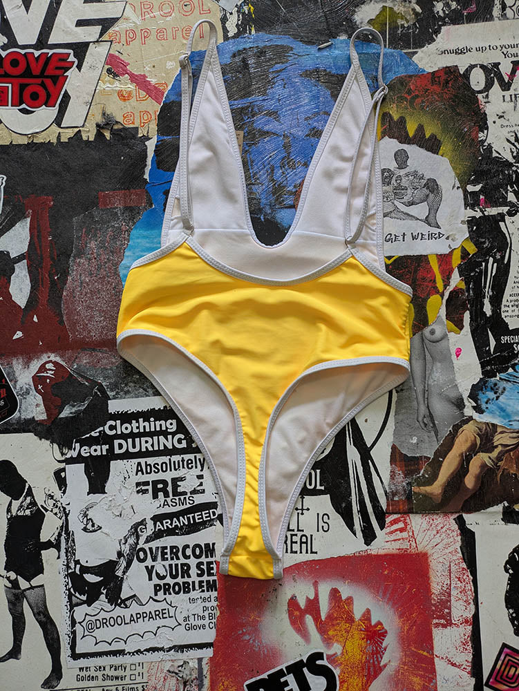 FOMO Collection Drool Doll One Piece Swimsuit - S(Hip to Crotch = 12" - Length = 23" - Pit to Pit 13") - 10441