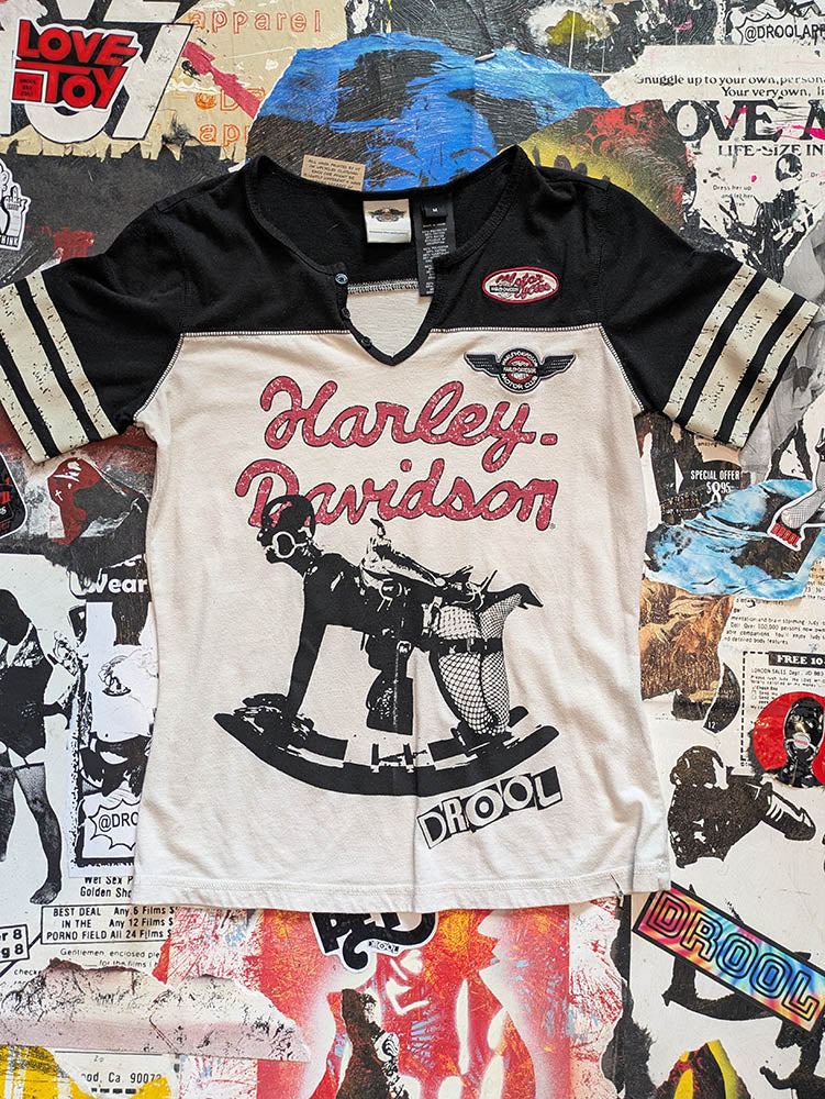 FOMO Collection Harley Davidson Rubber Pony T-Shirt  - M - 10536