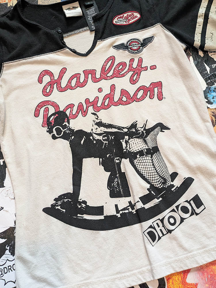 FOMO Collection Harley Davidson Rubber Pony T-Shirt  - M - 10536