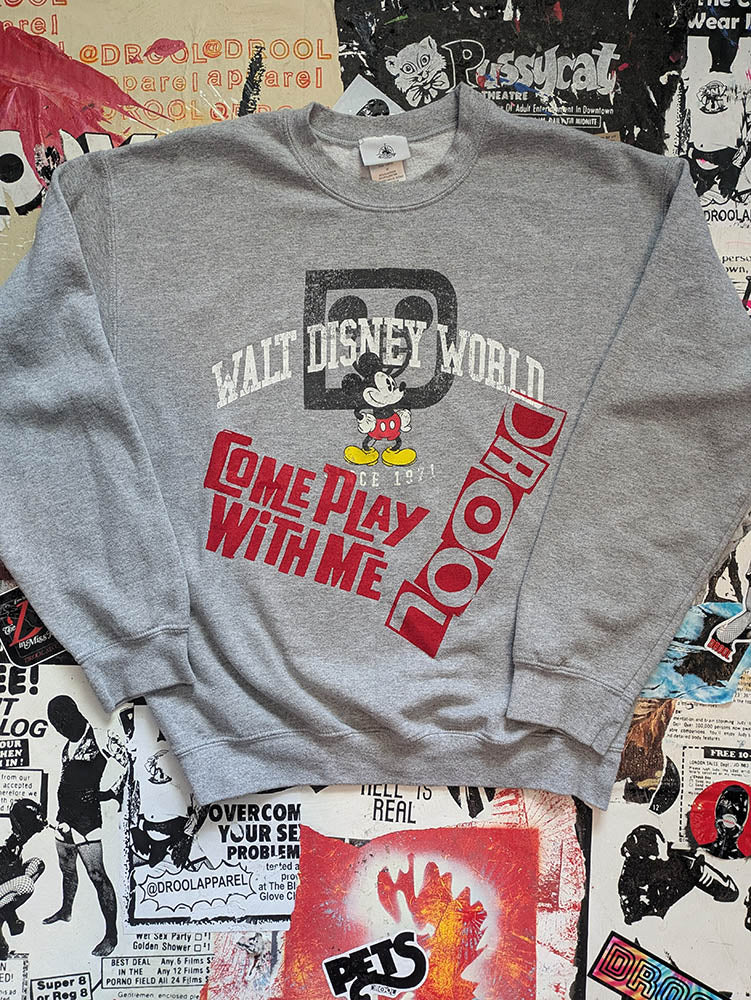 FOMO Collection Disney Come Play With Me Crewneck  - M - 1061