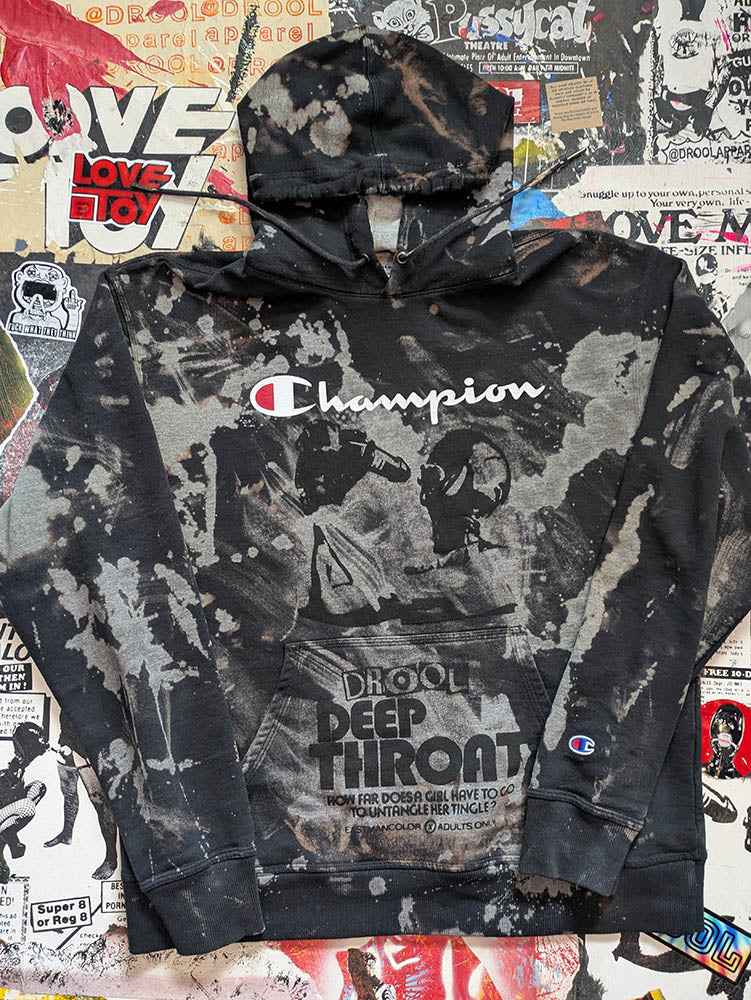 FOMO Collection Collage Champion Hungry / Deep Throat Hoodie  - L - 1064