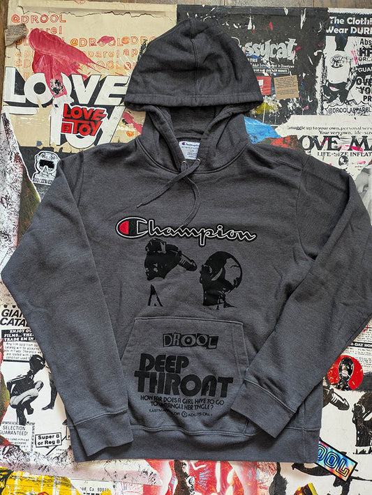 FOMO Collection Collage Champion Hungry / Deep Throat Hoodie  - L - 1065