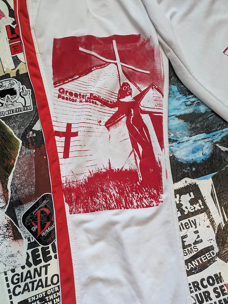 FOMO Collection Puma Rubber Nun In Detroit Sweatpants  - M(Waist = 28" - Inseam = 32" Length = 41") - 10616