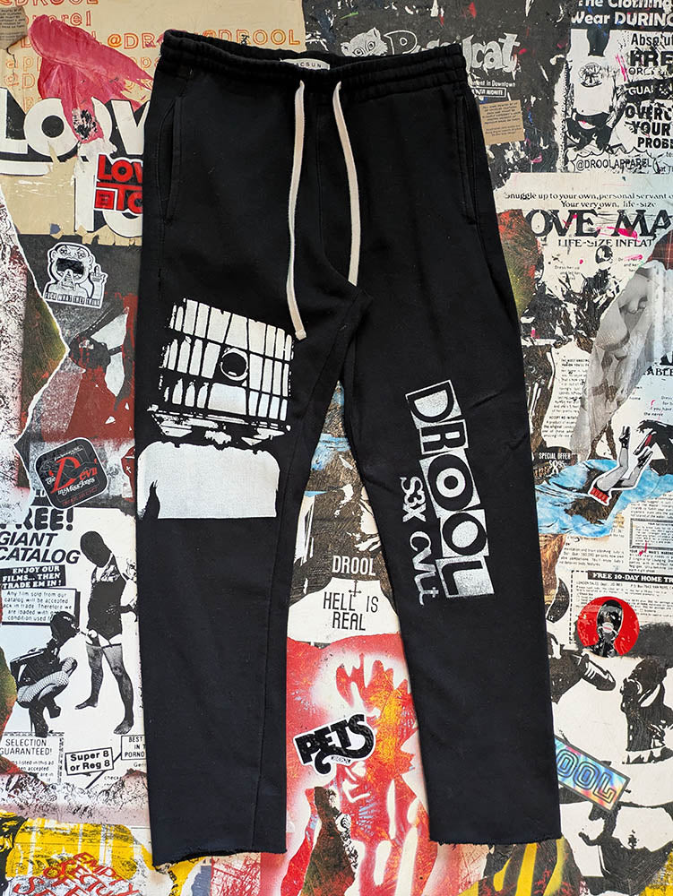 FOMO Collection Pacsun Glory Box Raw Cut Sweatpants  - S(Waist = 30" - Inseam = 28" Length = 38") - 10735