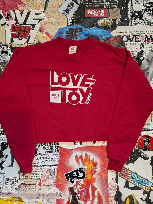 FOMO Collection Love Toy Raw Cut Crop Top  - M - 10711