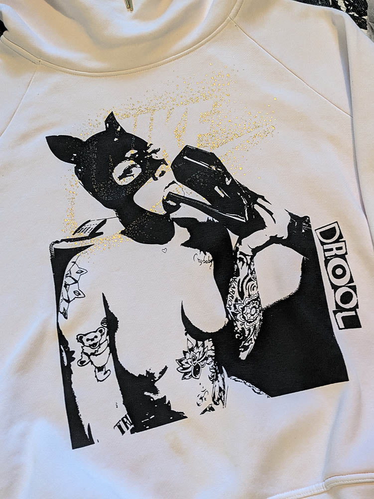 FOMO Collection DISTRESSED Nike Vice Girls Hoodie  - XL - 10819