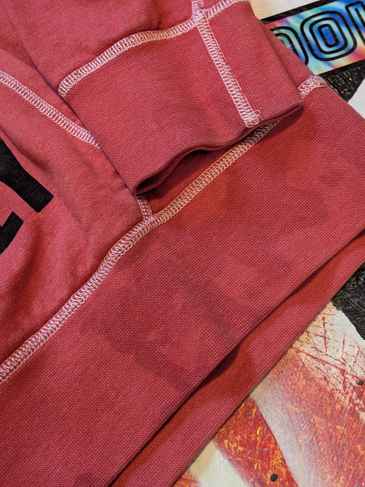 FOMO Collection DISTRESSED Ralph Lauren Collage Glory Box / s3x Cures The Crazy Hoodie  - L - 10820
