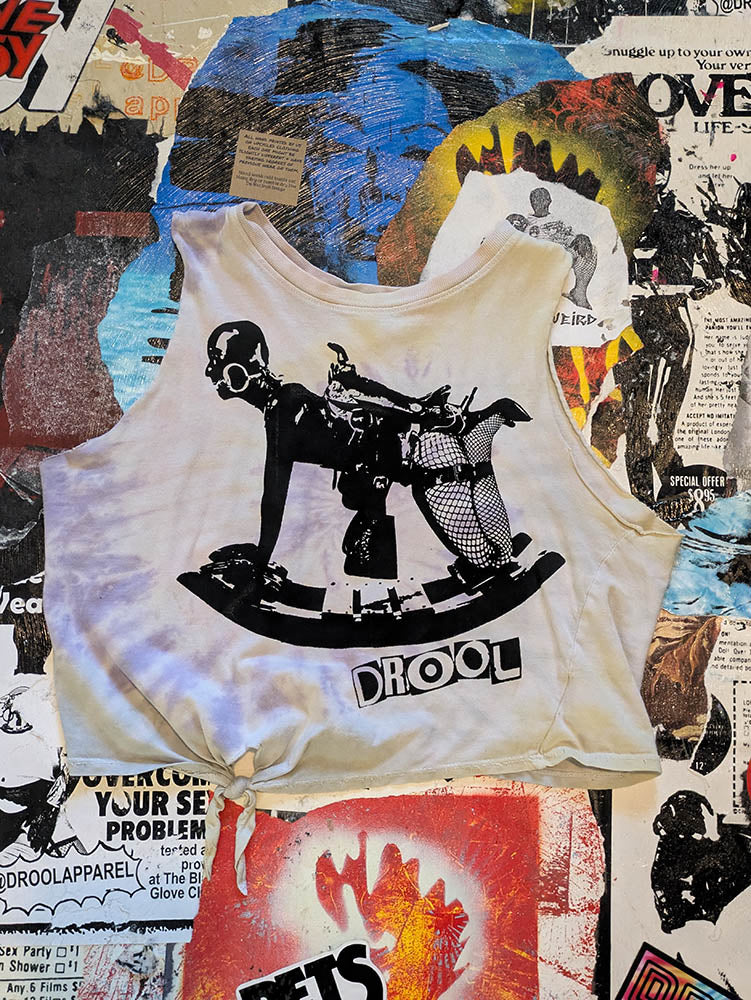 FOMO Collection Rubber Pony Raw Cut Muscle Tank  - XS - 10830