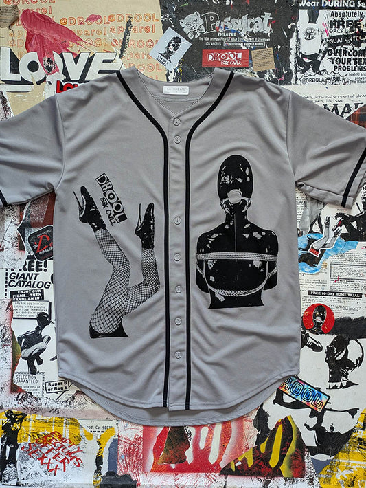 FOMO Collection Collage Manifesto / Legs Baseball Jersey  - XL - 10925