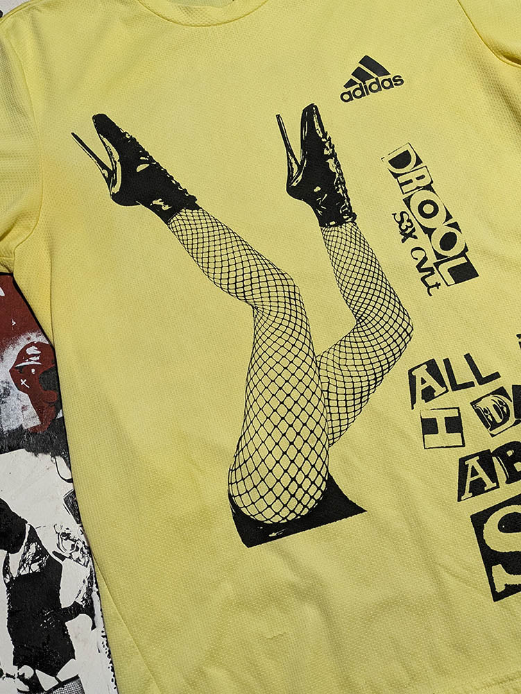 FOMO Collection A.D.I.D.A.S. Legs T-Shirt- S - 1108