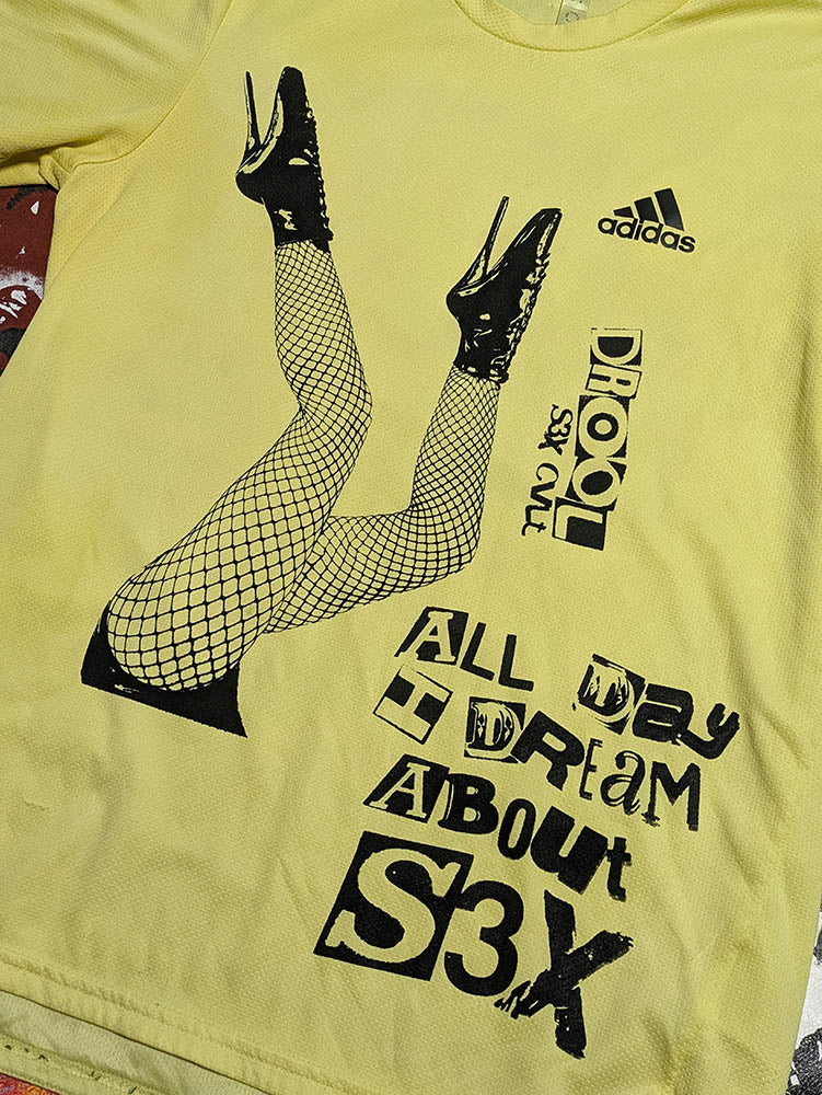 FOMO Collection A.D.I.D.A.S. Legs T-Shirt- S - 1108
