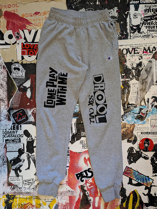 FOMO Collection - Champion Come Play With Me Jogger - S(Waist = 24" - Inseam = 30" - Length =38.5") - 1123