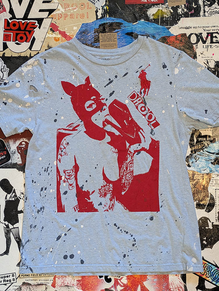 FOMO Collection - DISTRESSED Ralph Lauren Vice Girls T-Shirt - XL - 11216