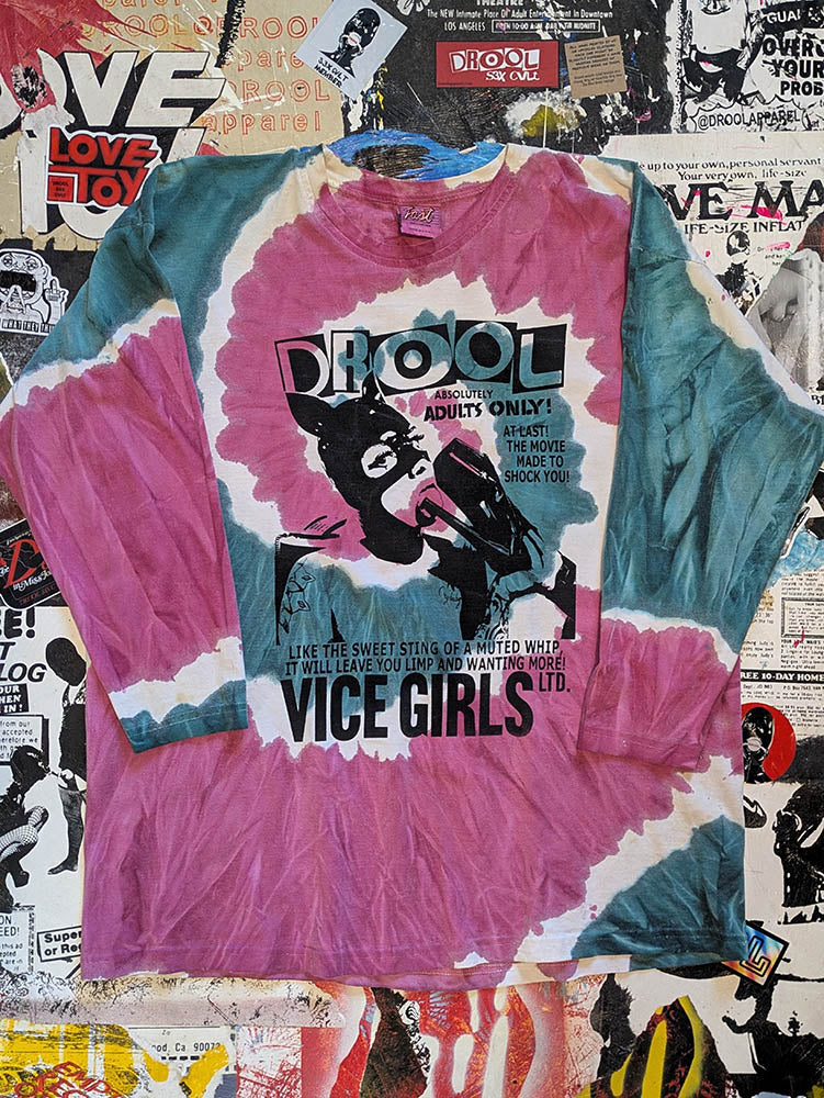 FOMO Collection - Vintage Made In USA Vice Girls Long Sleeve T-Shirt - (one-size/2XL) - 11217