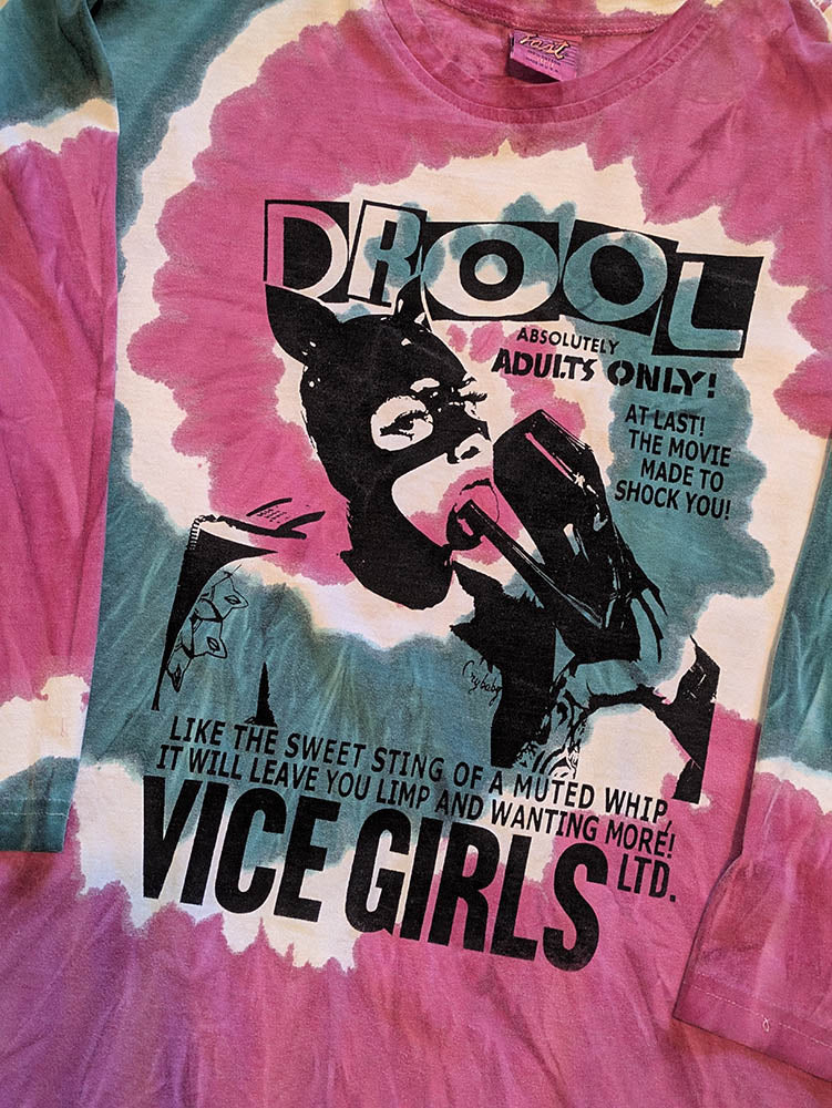 FOMO Collection - Vintage Made In USA Vice Girls Long Sleeve T-Shirt - (one-size/2XL) - 11217