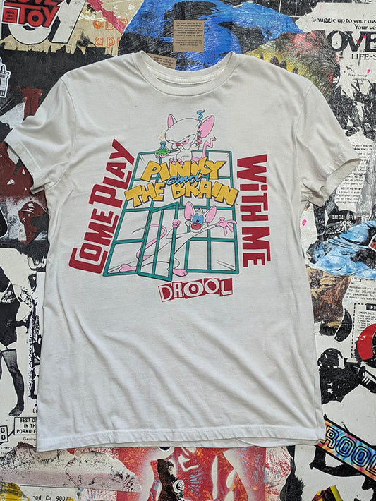 FOMO Collection - Pinky & The Brain Come Play With Me T-Shirt - XS - 11313
