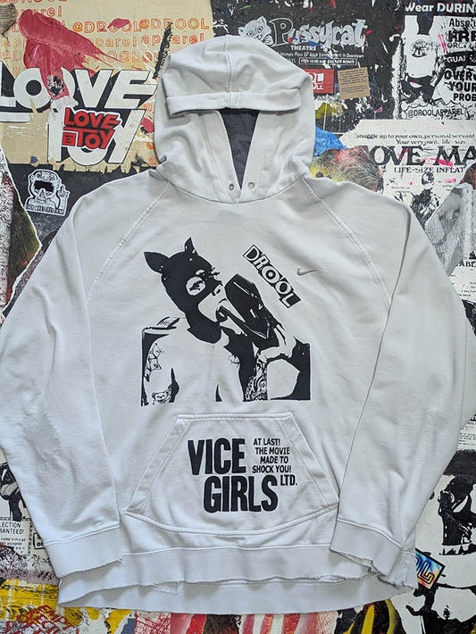 FOMO Collection - Collage DISTRESSED Nike Vice Girls Hoodie - 2XL - 11321
