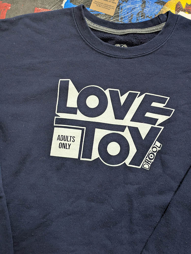FOMO Collection - Love Toy Raw Cut Crop Top Crewneck - L - 11324