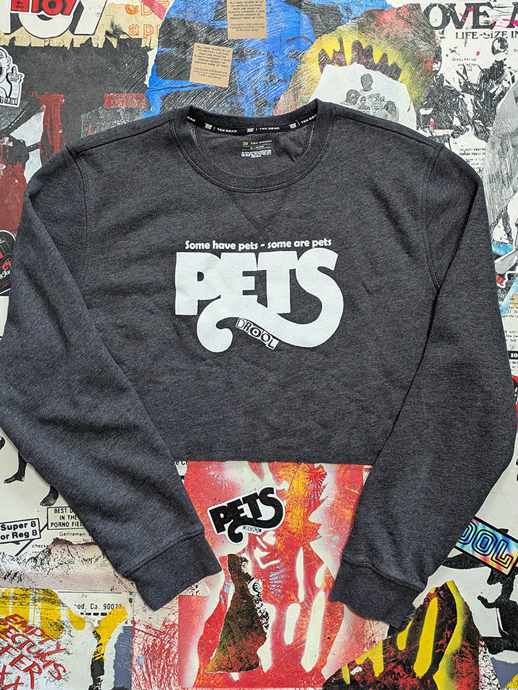 FOMO Collection - Pets Raw Cut Crop Top Crewneck - XL - 11325