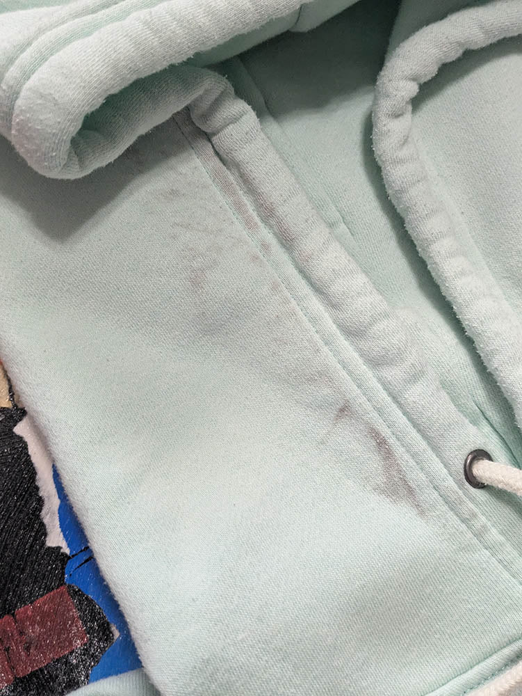 FOMO Collection - Distressed Vice Girls Raw Cut Crop Top Hoodie - XL - 11326