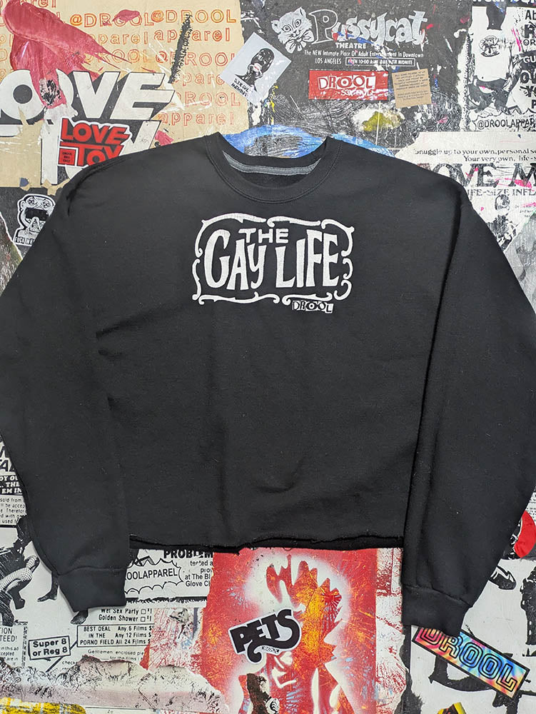 FOMO Collection - Gay Life Raw Cut Crewneck - XL - 1149