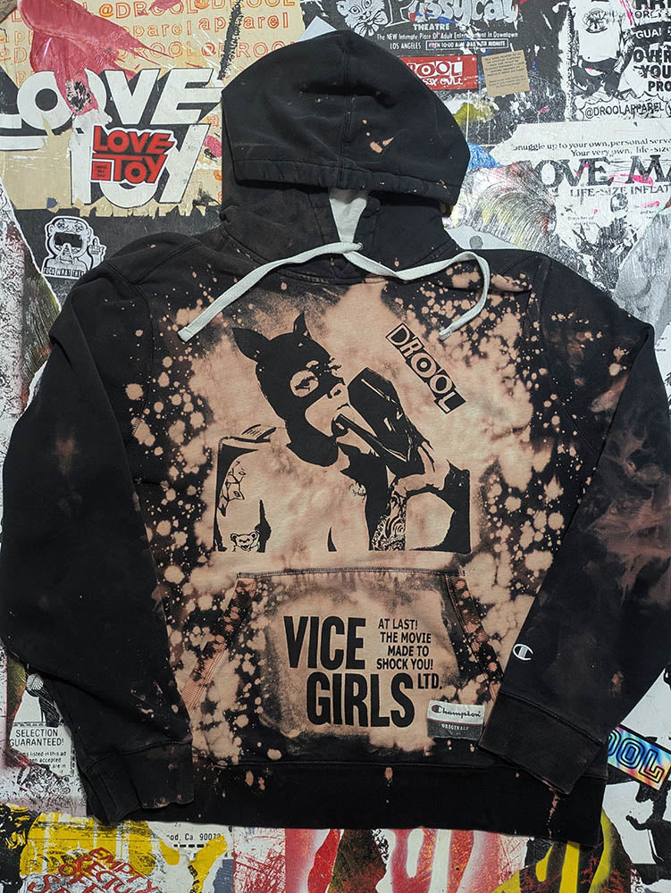 FOMO Collection - Collage Champion Vice Girls Hoodie - XL - 1148