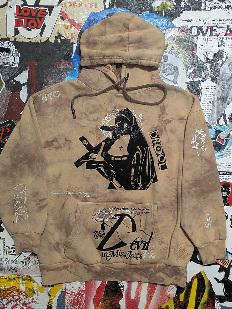 FOMO Collection - Collage Magdalene / Devil In Miss Jones Hoodie - S - 1145