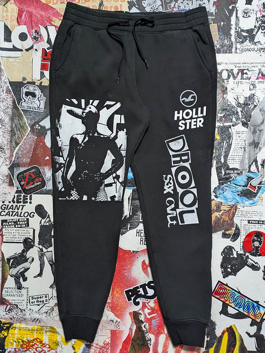 FOMO Collection - Hollister Graffiti Doll Joggers - L(Waist = 34", Inseam = 28", Length = 38") - 11512