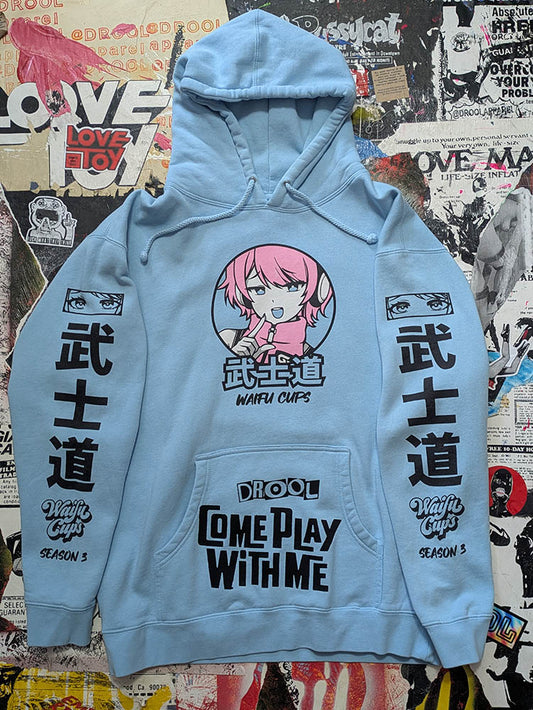 FOMO Collection - Waifu Cups Come Play With Me Hoodie - L - 11522