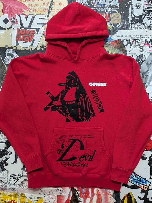 FOMO Collection - Ginger Collage Magdalene / Devil In Miss Jones Hoodie - M - 11525