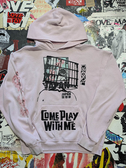 FOMO Collection - DISTRESSED Tokyo Collage Glory Box / Come Play With Me Hoodie - M - 11620