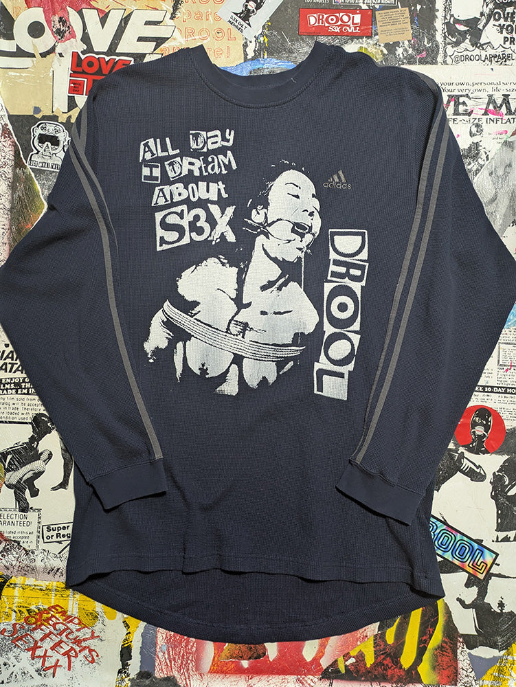 FOMO Collection - Collage A.D.I.D.A.S. Origin Story Thermal Crewneck - 2XL - 11714