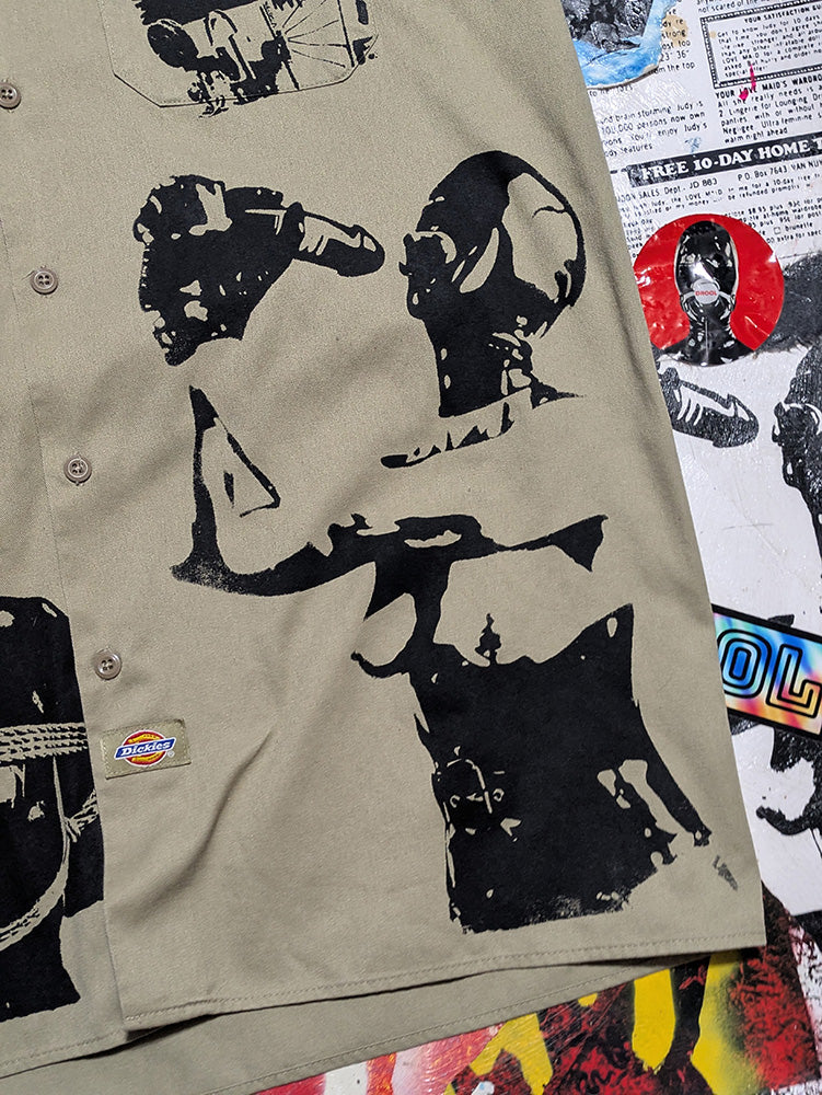 FOMO Collection - Collage Dickies Hungry / Manifesto Work Wear - L - 11724