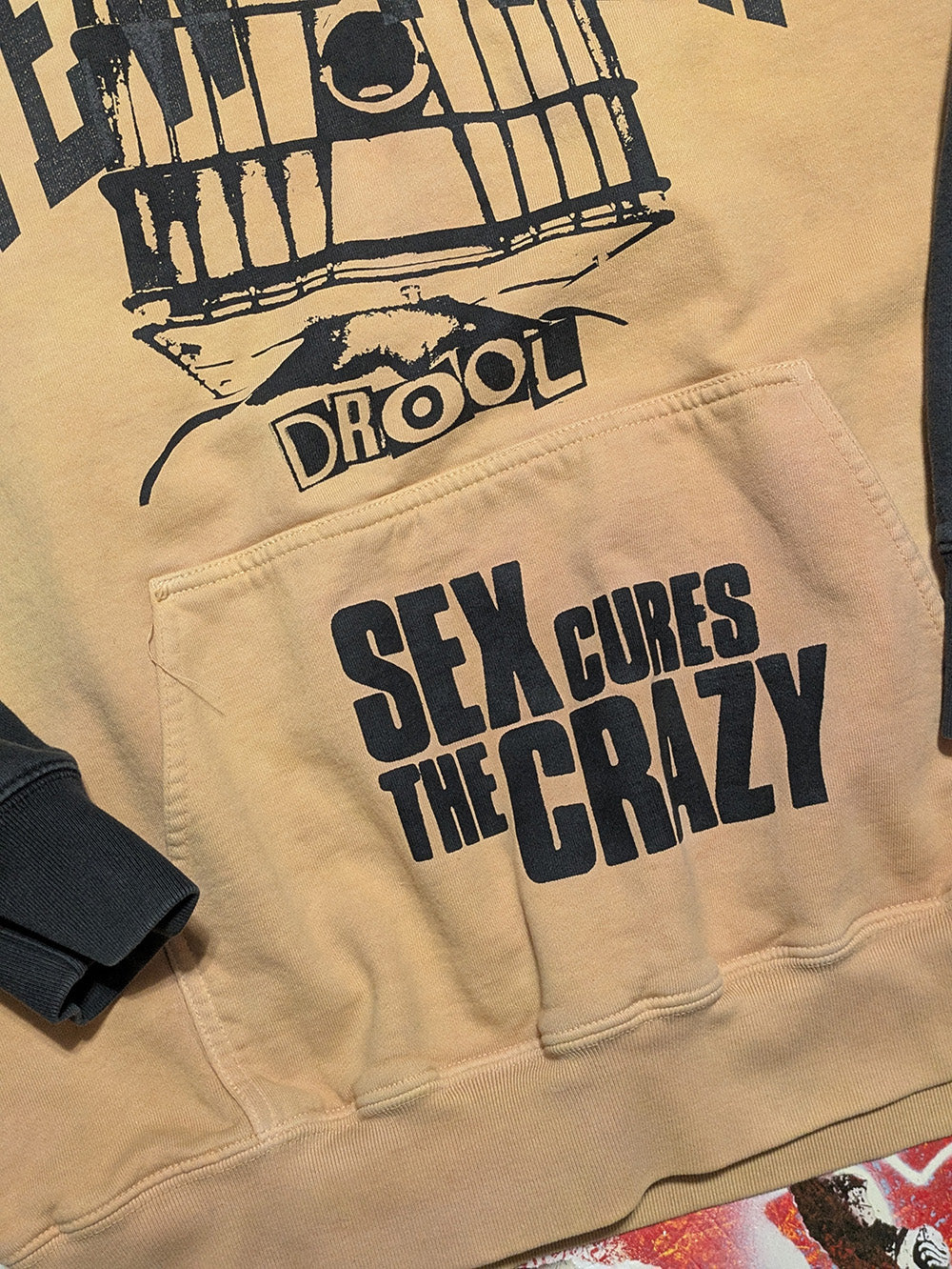 FOMO Collection - New York Collage Glory Box S3x Cures The Crazy Hoodie - 3XL - 11732